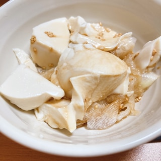 豆腐の大根サラダ